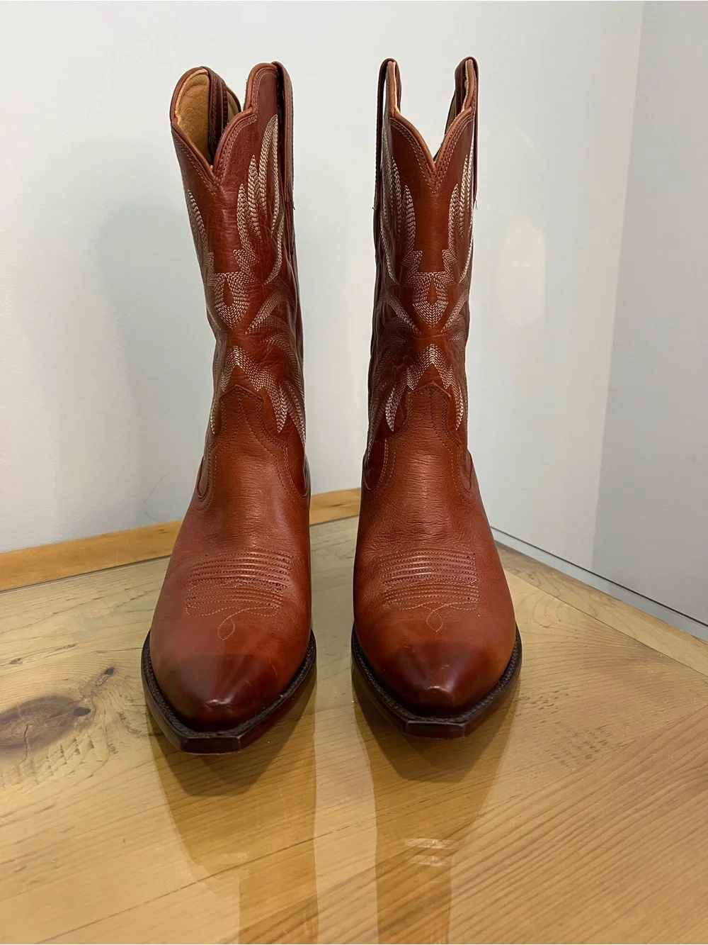 Tecovas Sadie rustic brown Classic Western Leather Cowboy Boots  size 9.5 - Picture 5 of 8